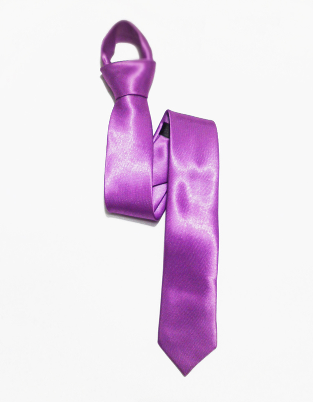 Skinny Tie in Light Purple